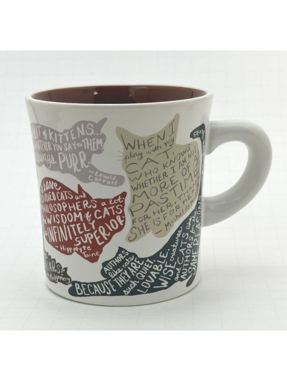 The Literary Cat Mug by The Unemployed Philosophers Guild